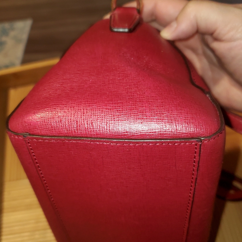 Coach Saffiano Leather Mini Satchel - Picture 4 of 16